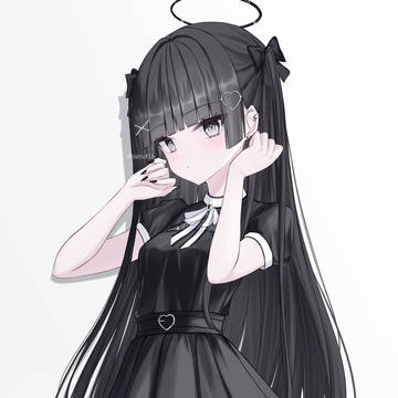 姫カット×地雷系🖤