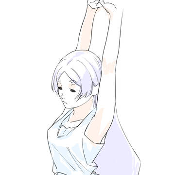 背伸び