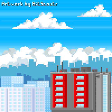 Various City Pixelartpieces.