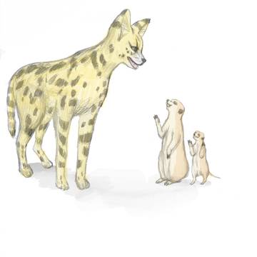 前回の漫画『猫の日パーティー会場』のその後のイラスト