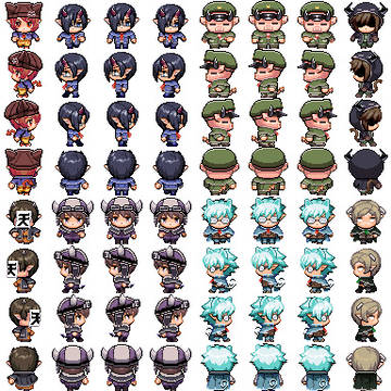 旧師団+Mのドット絵