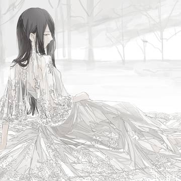 snowy lady