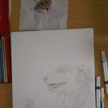 鉛筆絵