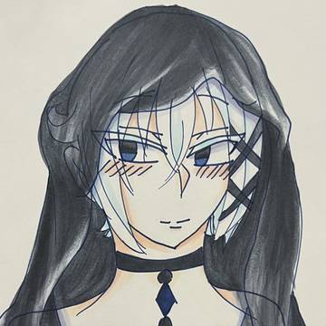 絵画みたいになったうちの子