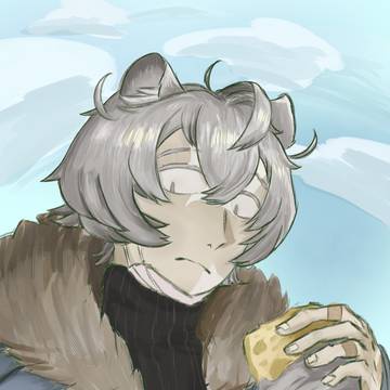 Jaye eating burito (idk)