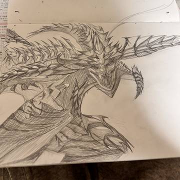 レ・ダウを描いてみた。