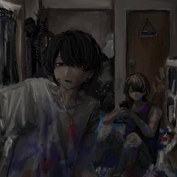 中学生ぶりの絵の具