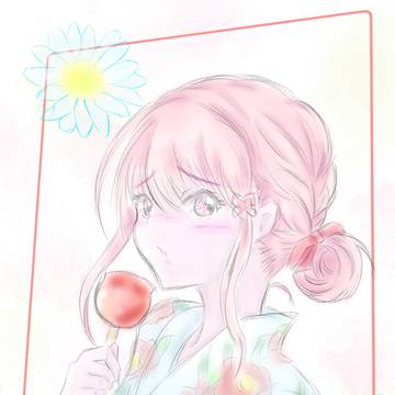雛ちゃん描きました