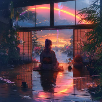 和室の眺め