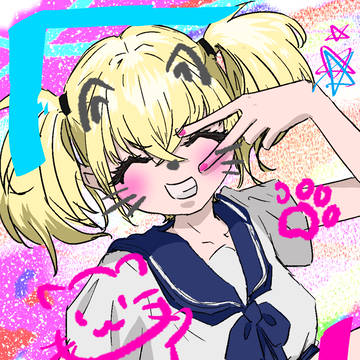 金髪ツインテ