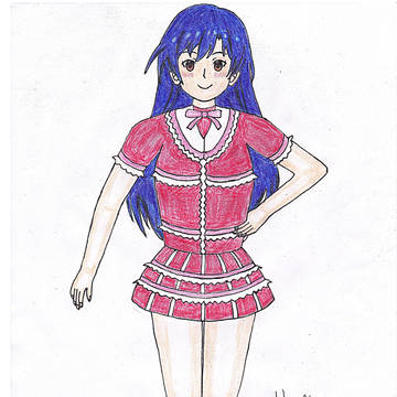 如月千早・立ち絵（創作衣装ver.1）