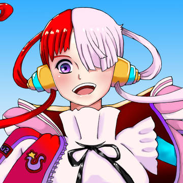 ONE PIECE RED ウタのイラスト