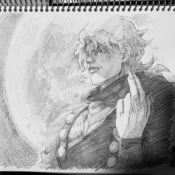 ジョジョ鉛筆画(模写含む)