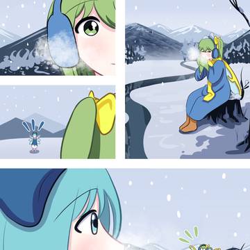 Cirno and winter