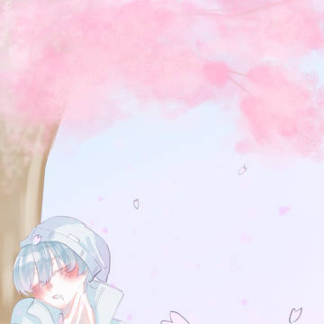 桜に攫われそうな先生