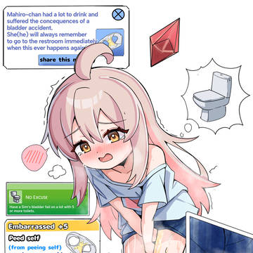 Mahiro embarrassing incident(CM)
