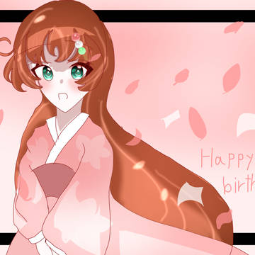 直毘モモちゃんおめでとう🎈