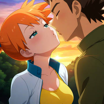 Misty kiss Brock Pokemon