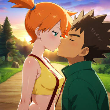 Misty kiss Brock Pokemon