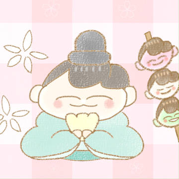 ゆるキャラひな祭り茂夫様とお団子茂夫様🍡