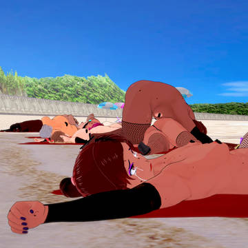 Pricom zako on beach