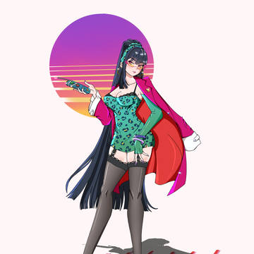 Retro Diva Nahkwol