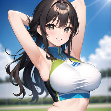 レースクイーンの女の子10-1