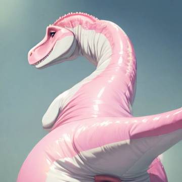 Inflatable dinosaurs