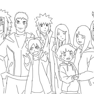 「narutoの家族写真」