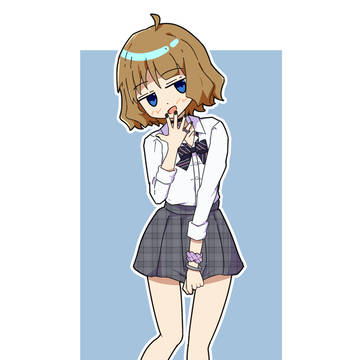 制服桃子先輩