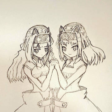 今年になって描いた二人組