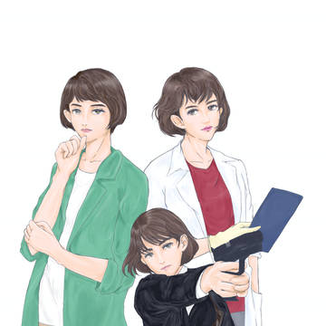 描き分け練習(色つき)