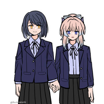 Sara & kokomi AU