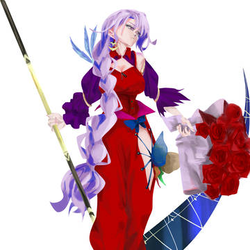 キセ　衣装　赤薔薇