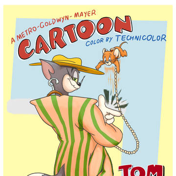 "The Zoot Cat" mockup poster