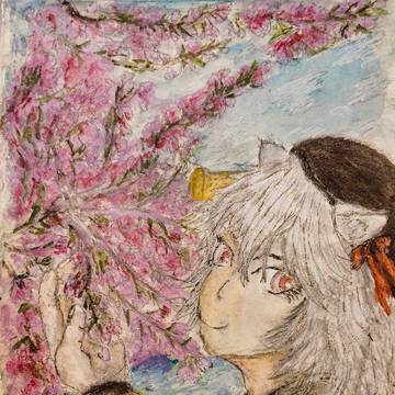 椛と河津桜
