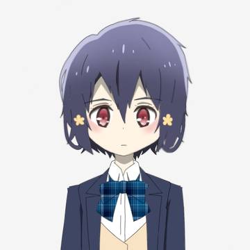 証明写真風な愛ちゃん