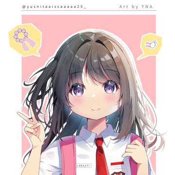 Indonesia anime school girl