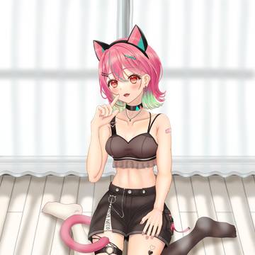 外巻きボブ　神谷ねこちゃん