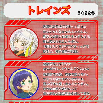 さんけつのオリリィ物語　主な登場人物