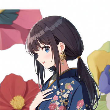 black hair