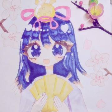 ひな祭りのイラストです!