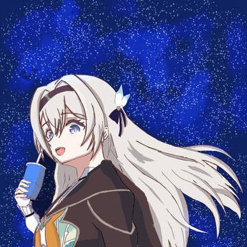 夜空のホタル