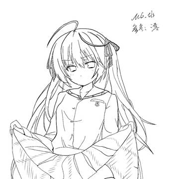 穹妹临摹线稿2025/1/11