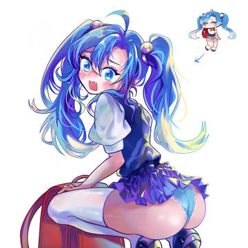 「パンツ、見えてるぞ」