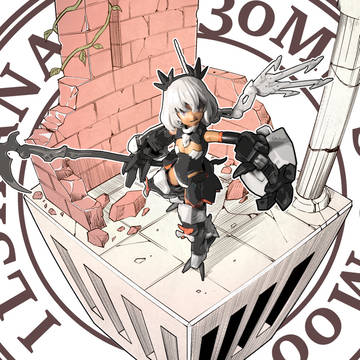 廃墟と死神美少女イルシャナ