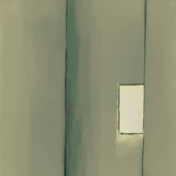 座る