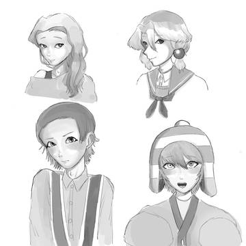 リアル調で描いた絵