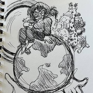 Earth Day Sketch #2