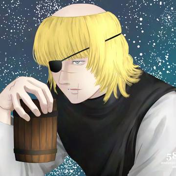 アニメのワンシーンのバデーニさん